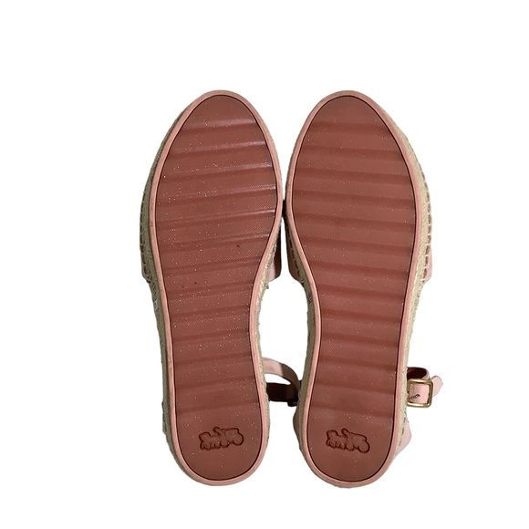 Coach 3D Floral Ankle Strap Astor Sandal in Peony G2054 - Picture 11 of 12